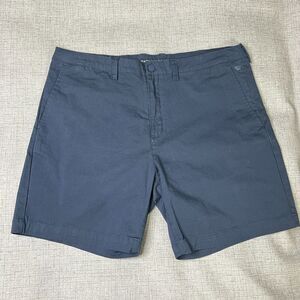 Mack Weldon Shorts Mens 36W Navy Blue Golf Tennis Cotton Stretch 7” Inseam